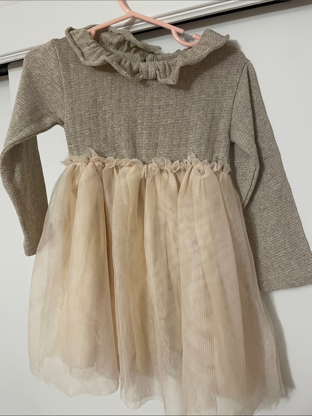 Toddler Girl Zara Sparkle Tulle Dress